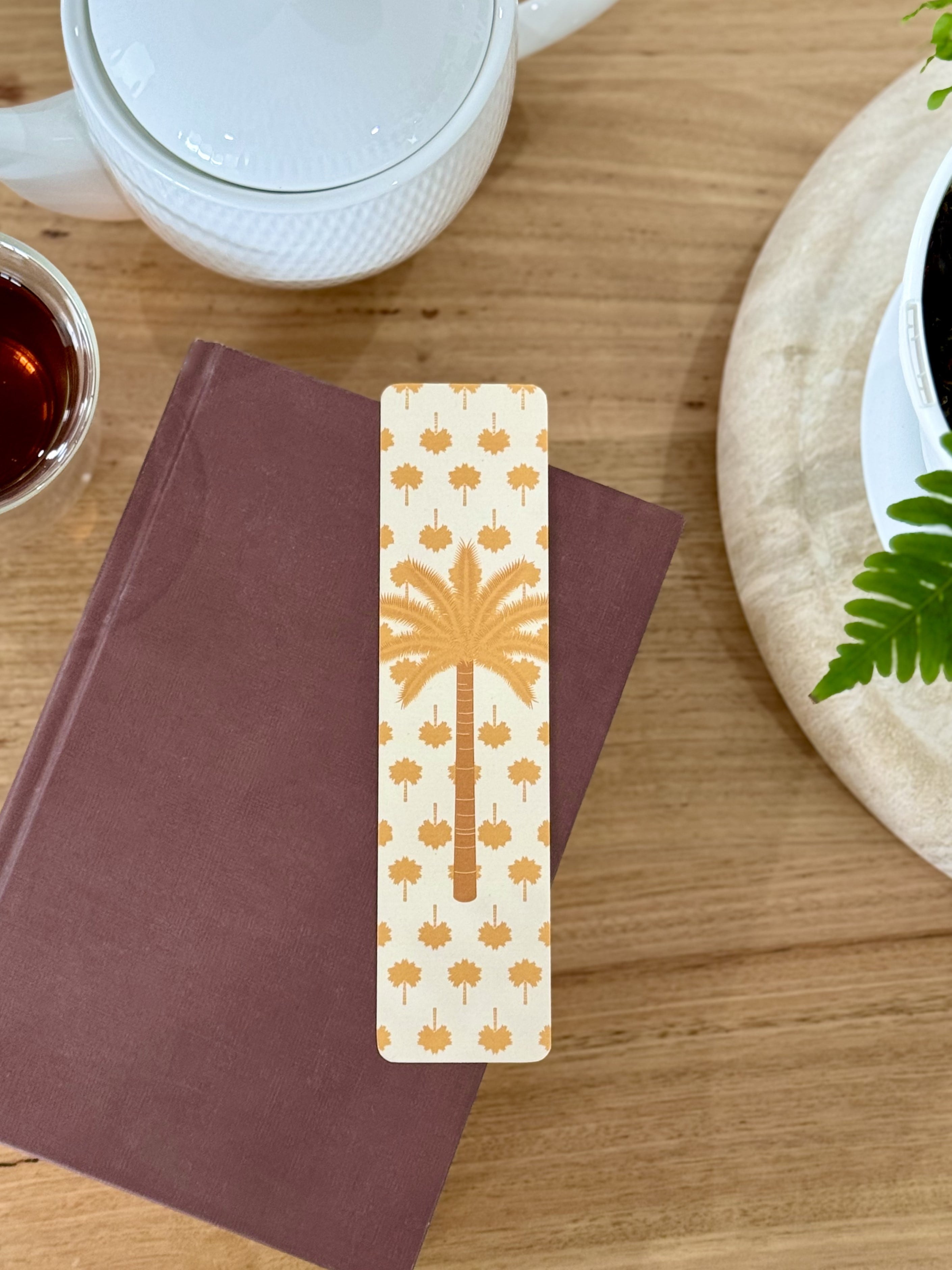 Endless Summer Palm tree bookmark 100% recycled paper