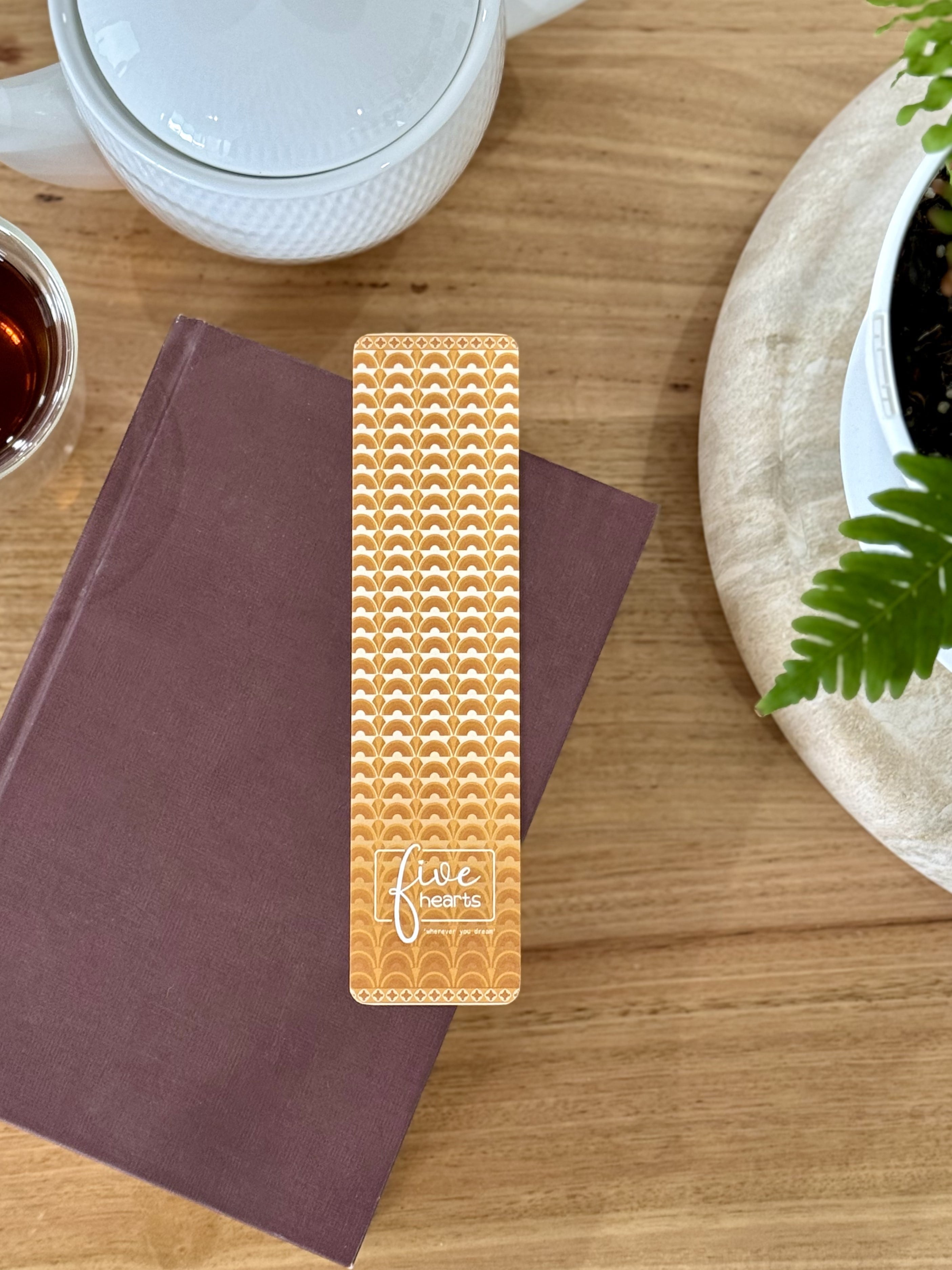 Endless Summer Palm tree bookmark 100% recycled paper